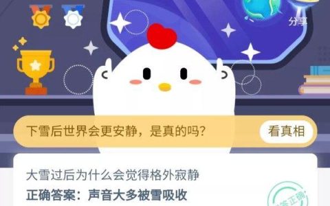 大雪过后为什么会觉得格外寂静的感觉呢?