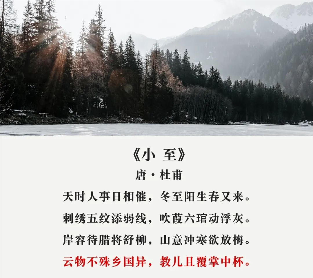 关于冬至的古诗句大全带作者名字