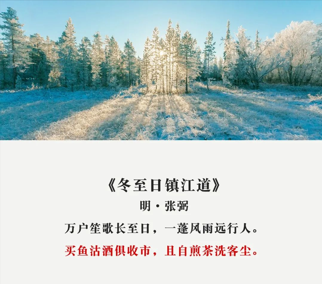 关于冬至的古诗句大全带作者名字