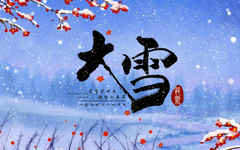 大雪节气祝福语20句，大雪快乐，永远安康!