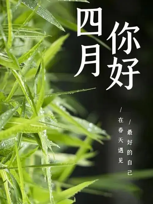 四月你好的唯美句子20句，人间最美四月天